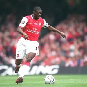 Kolo Toure in Print, Carling Cup Final 2007 Kolo Toure in Print, Carling Cup Final 2007