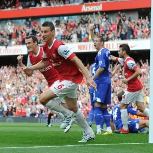 Koscielny and Squillaci: Arsenal's Unforgettable First-Goal Celebration vs. Blackburn Rovers (4:1)