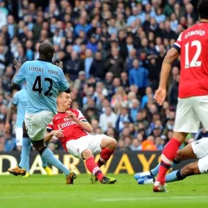 Koscielny Strike: Manchester City vs. Arsenal - Premier League's 1-1 Thriller at Etihad Stadium