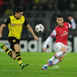 Koscielny vs Lewandowski: A Battle at the Heart of Borussia Dortmund vs Arsenal (UEFA Champions League, 2013)