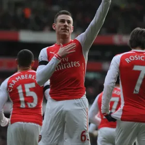 Koscielny's Last-Minute Goal: Arsenal Snatch Dramatic Victory Against Stoke City, 2014-15 Premier League