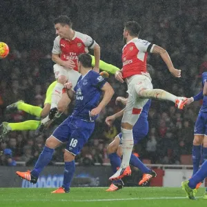 Koscielny's Pressure-Cooker Goal: Arsenal vs. Everton, 2015/16 Koscielny's Pressure-Cooker Goal: Arsenal vs. Everton, 2015/16