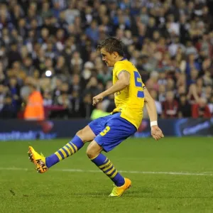 Kris Olsson scores from the penalty spot. West Bromwich Albion 1: 1 Arsenal. 3: 4 to Kris Olsson scores from the penalty spot. West Bromwich Albion 1: 1 Arsenal. 3: 4 to