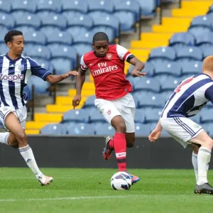 Kyle Ebecilio (Arsenal) Mani O Sullivan and Liam O Neil (WBA). West Bromwich Albion U21 1 Kyle Ebecilio (Arsenal) Mani O Sullivan and Liam O Neil (WBA). West Bromwich Albion U21 1