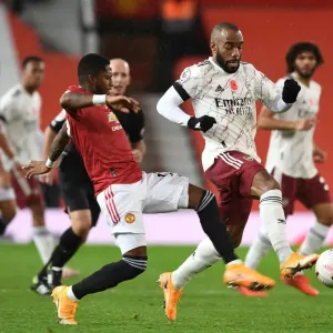 Lacazette vs Fred: Empty Old Trafford Showdown - Premier League 2020-21: Manchester United vs Arsenal Lacazette vs Fred: Empty Old Trafford Showdown - Premier League 2020-21: Manchester United vs Arsenal
