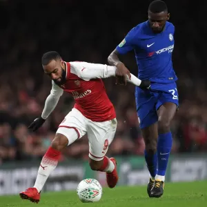 Lacazette vs. Rudiger: A Battle in the Carabao Cup Semi-Final Lacazette vs. Rudiger: A Battle in the Carabao Cup Semi-Final