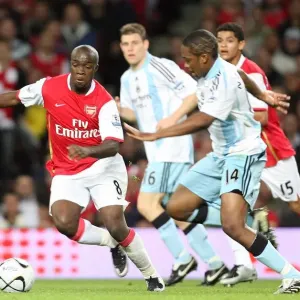 Lassana Diarra (Arsenal) Charles N Zogbia (Newcastle) Lassana Diarra (Arsenal) Charles N Zogbia (Newcastle)