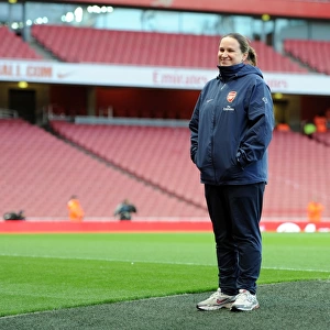 Laura Harvey (Ladies Manager). Arsenal Ladies 3: 1 Chelsea Ladies. FA Womens Super League