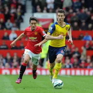 Laurent Koscielny (Arsenal) Ander Herrera (Man Utd). Manchester United 1: 1 Arsenal Laurent Koscielny (Arsenal) Ander Herrera (Man Utd). Manchester United 1: 1 Arsenal