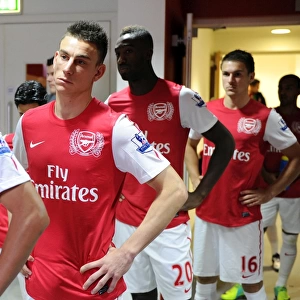 Laurent Koscielny (Arsenal). Arsenal 3: 1 Stoke City. Barclays Premier League