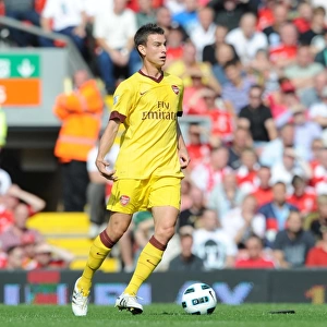 Laurent Koscielny (Arsenal). Liverpool 1: 1 Arsenal, Barclays Premier League
