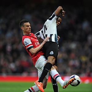 Laurent Koscielny (Arsenal) Loic Remy (Newcastle). Arsenal 2: 0 Newcastle United