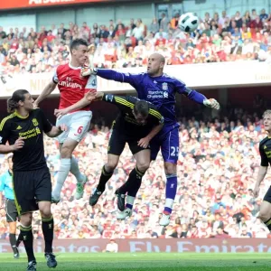 Laurent Koscielny (Arsenal) Pepe Reina (Liverpool). Arsenal 1: 1 Liverpool
