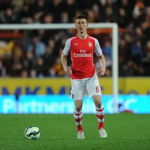Laurent Koscielny Print - Focused Action