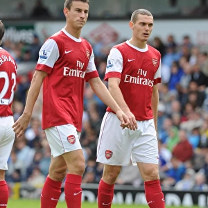 Laurent Koscielny and Thomas Vermaelen (Arsenal). Blackburn Rovers 1: 2 Arsenal