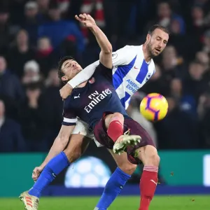 Laurent Koscielny vs Glenn Murray Print - December 26, 2018