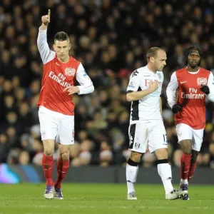 Laurent Koscielny's Goal: Fulham vs. Arsenal, Premier League 2011-12