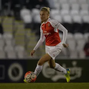 Leah Williamson in Action: Arsenal Ladies vs. Reading FC Women (March 2016)