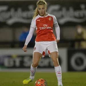 Leah Williamson in Action for Arsenal vs. Reading Women (WSL 2016)