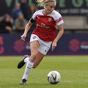 Leah Williamson in Action for Arsenal Women vs Birmingham Ladies, WSL (Women's Super League)