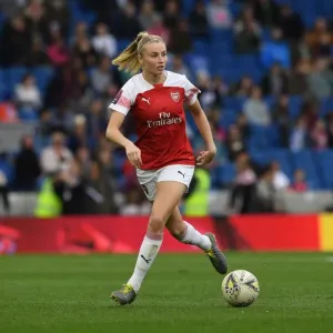 Leah Williamson in Action: Arsenal Women vs. Brighton & Hove Albion Women, FA WSL Leah Williamson in Action: Arsenal Women vs. Brighton & Hove Albion Women, FA WSL
