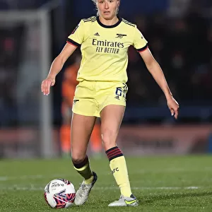 Leah Williamson in Action: Chelsea Women vs. Arsenal Women, FA WSL 2021-22