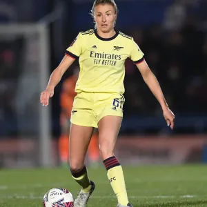 Leah Williamson in Action: Chelsea Women vs. Arsenal Women, FA WSL 2021-22 Leah Williamson in Action: Chelsea Women vs. Arsenal Women, FA WSL 2021-22