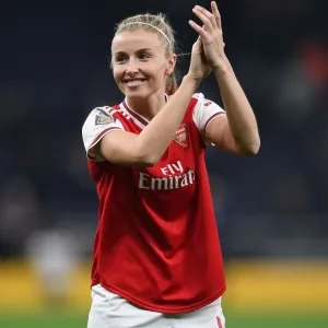 Leah Williamson's Triumphant Reaction: Arsenal's FA WSL Victory over Tottenham Leah Williamson's Triumphant Reaction: Arsenal's FA WSL Victory over Tottenham