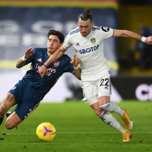 Leeds United vs. Arsenal: Hector Bellerin Faces Off Against Jack Harrison