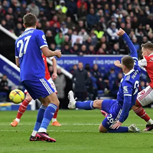 Arsenal 2022-23 Photographic Print Collection: Leicester City v Arsenal 2022-23