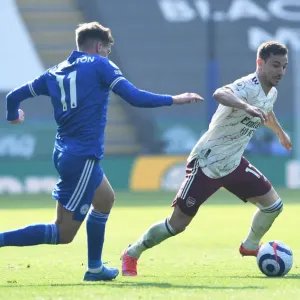 Leicester City vs Arsenal: Cedric Soares Clashes with Marc Albrighton in Premier League Showdown Leicester City vs Arsenal: Cedric Soares Clashes with Marc Albrighton in Premier League Showdown
