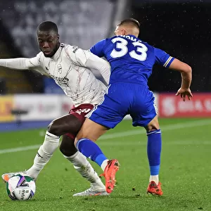 Leicester City vs Arsenal: Pepe Clashes with Thomas in Carabao Cup Showdown