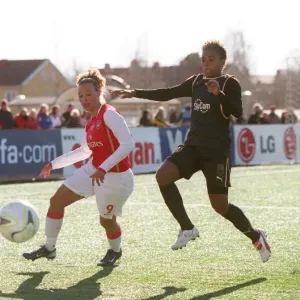 Lianne Sanderson (Arsenal) Elaine (Umea) Lianne Sanderson (Arsenal) Elaine (Umea)