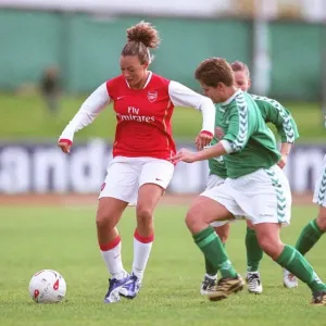 Lianne Sanderson (Arsenal) Gudlaug Jonsdottir (Bredablik) Lianne Sanderson (Arsenal) Gudlaug Jonsdottir (Bredablik)