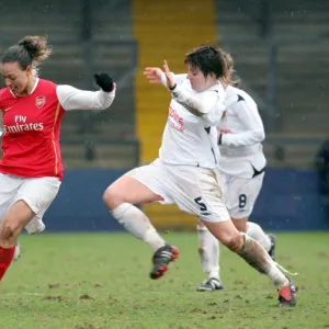 Lianne Sanderson (Arsenal) Jess Wright (Leeds)