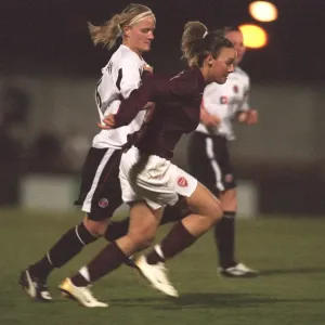 Lianne Sanderson (Arsenal) Katie Chapman (Charlton) Lianne Sanderson (Arsenal) Katie Chapman (Charlton)