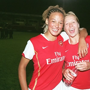 Lianne Sanderson and Jayne Ludlow (Arsenal Ladies)