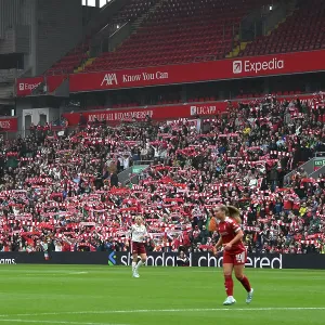 A Print of Liverpool v Arsenal Barclays Women's Super League Match A Print of Liverpool v Arsenal Barclays Women's Super League Match