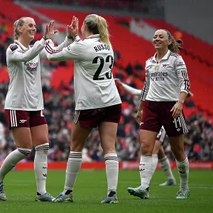 Print of Liverpool v Arsenal Barclays Women's Super League match at Anfield Print of Liverpool v Arsenal Barclays Women's Super League match at Anfield