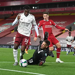 Liverpool vs Arsenal: Carabao Cup Showdown - Adrian Saves Nketiah's Penalty