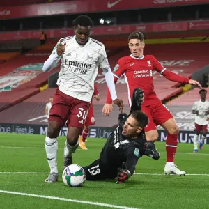 Liverpool vs Arsenal: Carabao Cup Showdown - Adrian Saves Nketiah's Penalty