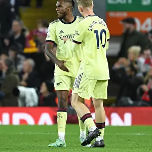 Liverpool's Second Goal: Emile Smith Rowe Consoles Distraught Nuno Tavares