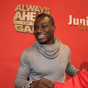 LONDON, ENGLAND - DECEMBER 23: Jnr Gunners Party at the Emirates Stadium on December 23 LONDON, ENGLAND - DECEMBER 23: Jnr Gunners Party at the Emirates Stadium on December 23