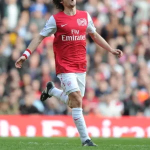 LONDON, ENGLAND - FEBRUARY 26: Tomas Rosicky of Arsenal during the Barclays Premier League match between Arsenal and Tottenham Hotspur at Emirates Stadium on February 26, 2012 in London, England. (Photo by Stuart MacFarlane / Arsenal FC via