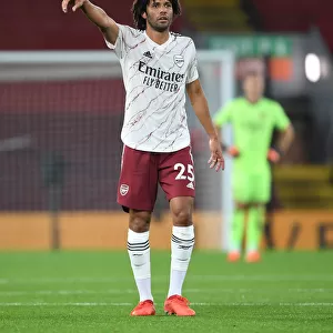 A Lone Arsenal Warrior at Anfield: Mo Elneny Amidst Empty Stands - Premier League 2020-21