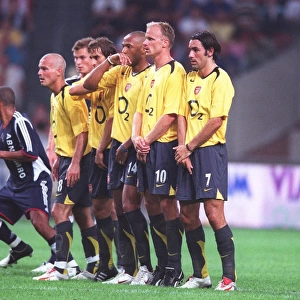 (L>R) Freddie Ljungberg, Mathieu Flamini, Thierry Henry, Dennis Bergkamp and Robert Pires