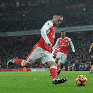 Lucas Perez in Action: Arsenal vs Crystal Palace, Premier League 2016-17