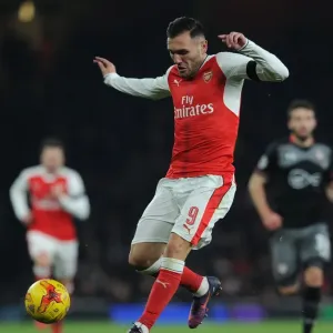 Lucas Perez in Action: Arsenal vs Southampton - EFL Cup Quarter-Final Lucas Perez in Action: Arsenal vs Southampton - EFL Cup Quarter-Final