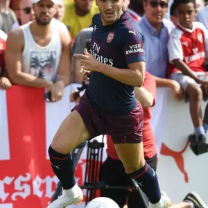 Lucas Perez in Action: Arsenal's 2018 Pre-Season Clash against Borehamwood