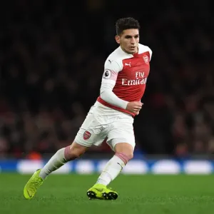 Lucas Torreira in Action: Arsenal vs Huddersfield Town, Premier League 2018-19 Lucas Torreira in Action: Arsenal vs Huddersfield Town, Premier League 2018-19